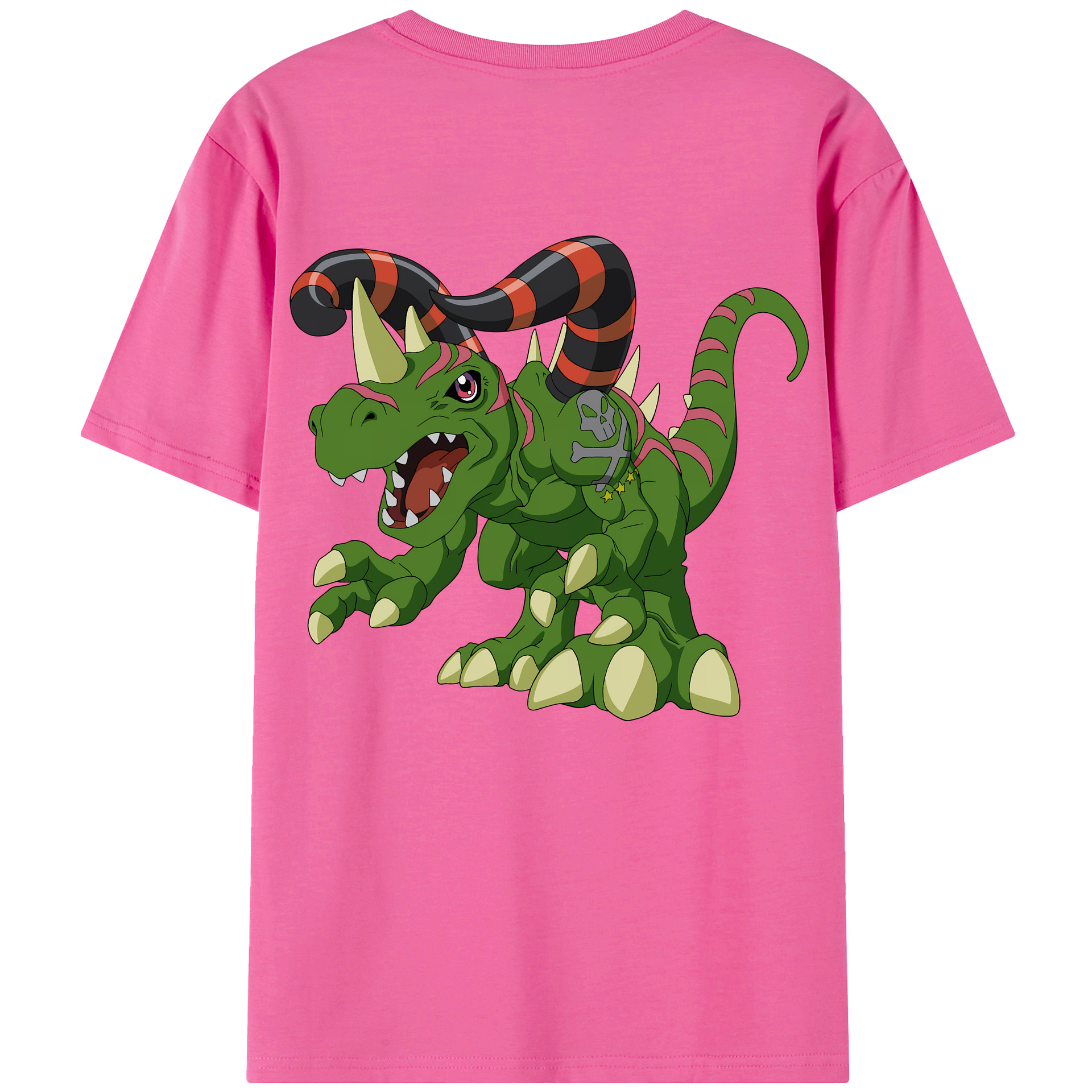 （画像用） Digimon デジタルモンスター/デジモン レディース半袖Tシャツ(バックプリント)
